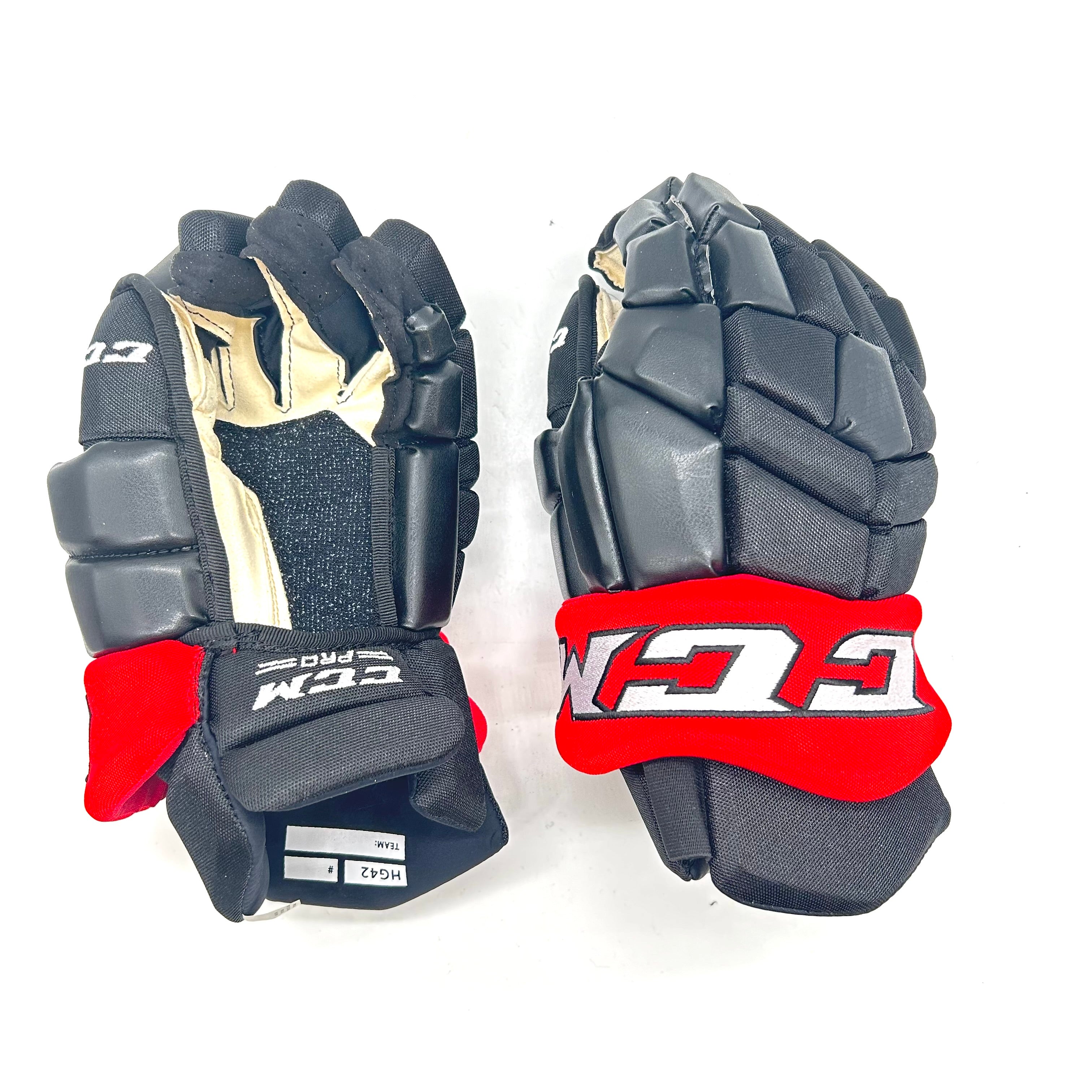 CCM HG42 - Gant Pro Stock (noir/rouge)
